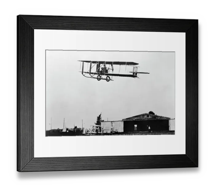 Framed Print : Wright Brothers Model E Plane Framed Print : Wright Brothers Model E Plane