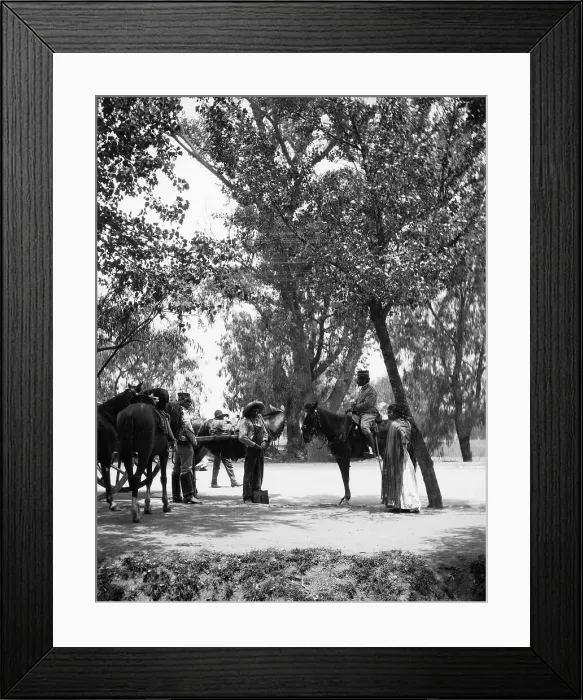 Framed Print : Mexican Police Watch Mourners at Grave Framed Print : Mexican Police Watch Mourners at Grave