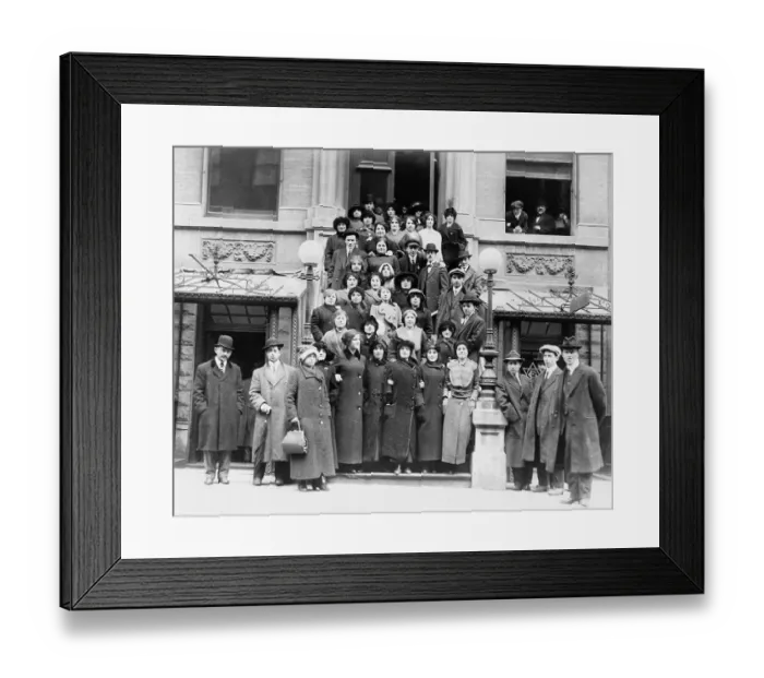 Framed Print : Garment Workers on Strike Framed Print : Garment Workers on Strike