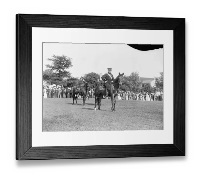 Framed Print : Marines Entering a Town on Horseback Framed Print : Marines Entering a Town on Horseback