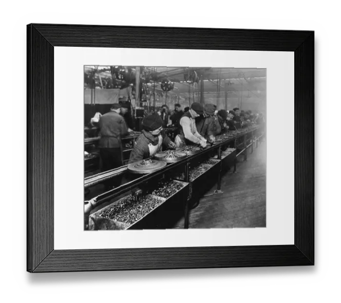 Framed Print : Ford Motor Company Assembly Line Framed Print : Ford Motor Company Assembly Line
