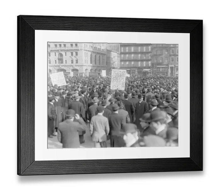 Framed Print : Garment Workers Strike Framed Print : Garment Workers Strike