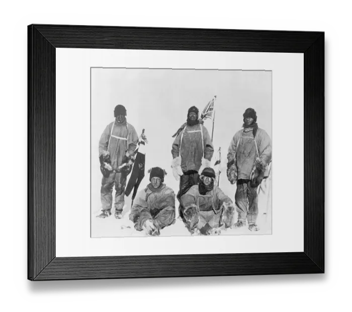 Framed Print : Robert Scott & South Pole Expedition Framed Print : Robert Scott & South Pole Expedition