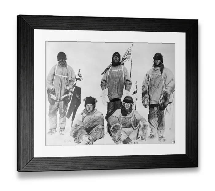 Framed Print : Scott at the South Pole Framed Print : Scott at the South Pole