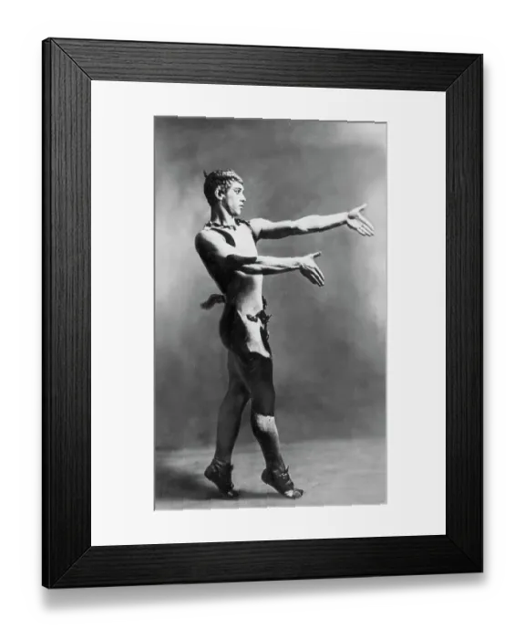 Framed Print : Vaslav Nijinsky in Afternoon of a Faun Framed Print : Vaslav Nijinsky in Afternoon of a Faun