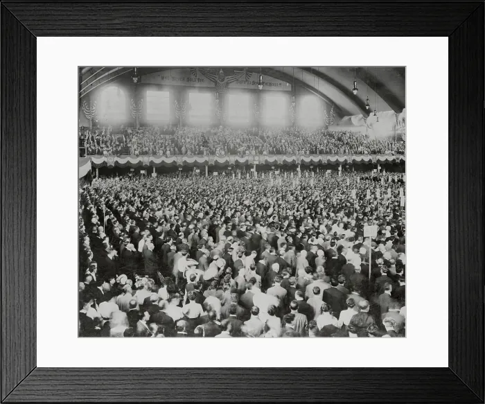Framed Print : Interior of the 1912 United States Democratic Convention Framed Print : Interior of the 1912 United States Democratic Convention