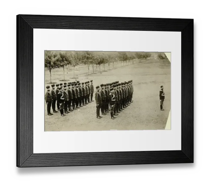 Framed Print : Bulgarian Troops At Attention Outside Framed Print : Bulgarian Troops At Attention Outside