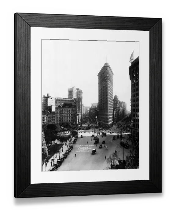 Framed Print : Flatiron Building and Broadway Framed Print : Flatiron Building and Broadway