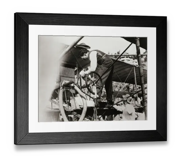 Framed Print : Glenn L. Martin Refueling His Airplane After Avalon Peninsula Flight Framed Print : Glenn L. Martin Refueling His Airplane After Avalon Peninsula Flight