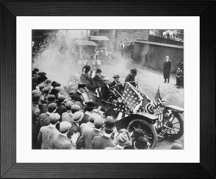 Framed Print : Teddy Roosevelt Campaigning Framed Print : Teddy Roosevelt Campaigning
