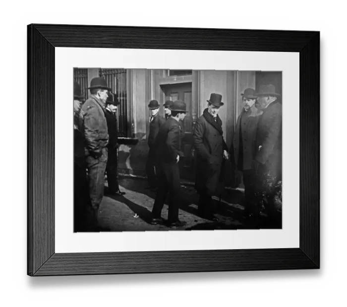 Framed Print : Winston Churchill, Center, in Top Hat Framed Print : Winston Churchill, Center, in Top Hat