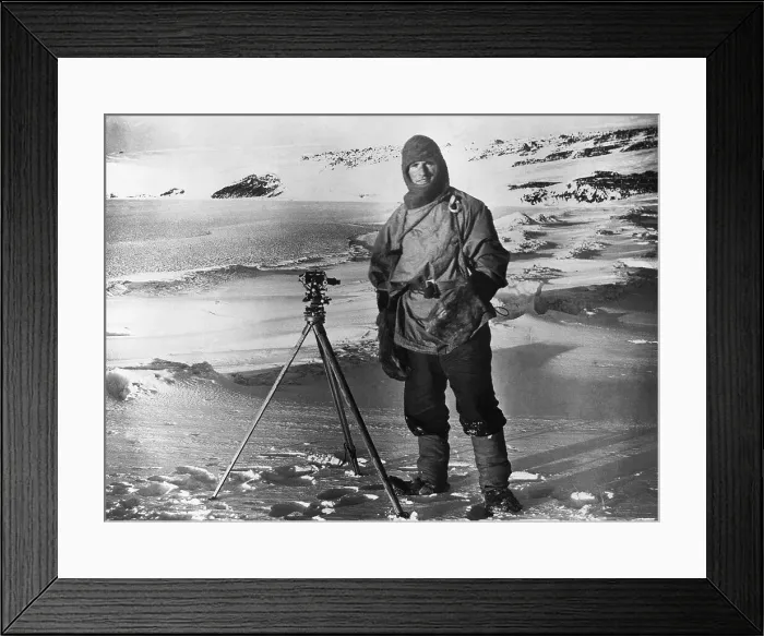 Framed Print : Edward Evans in Antarctic Expedition