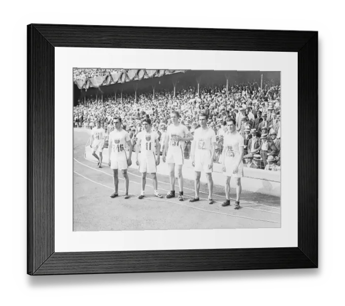 Framed Print : American Track Team at 1912 Olympics Framed Print : American Track Team at 1912 Olympics