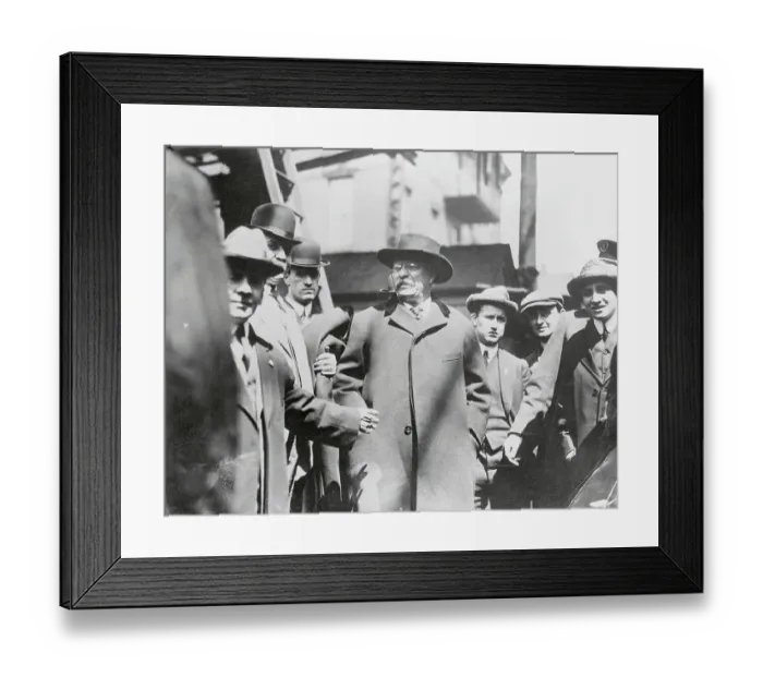 Framed Print : Teddy Roosevelt Campaigning Framed Print : Teddy Roosevelt Campaigning