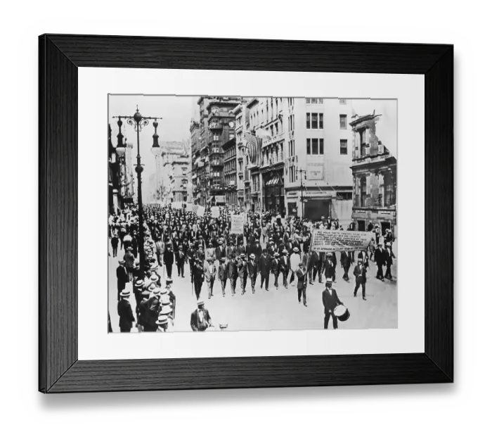 Framed Print : Parade of Black Leaders Framed Print : Parade of Black Leaders