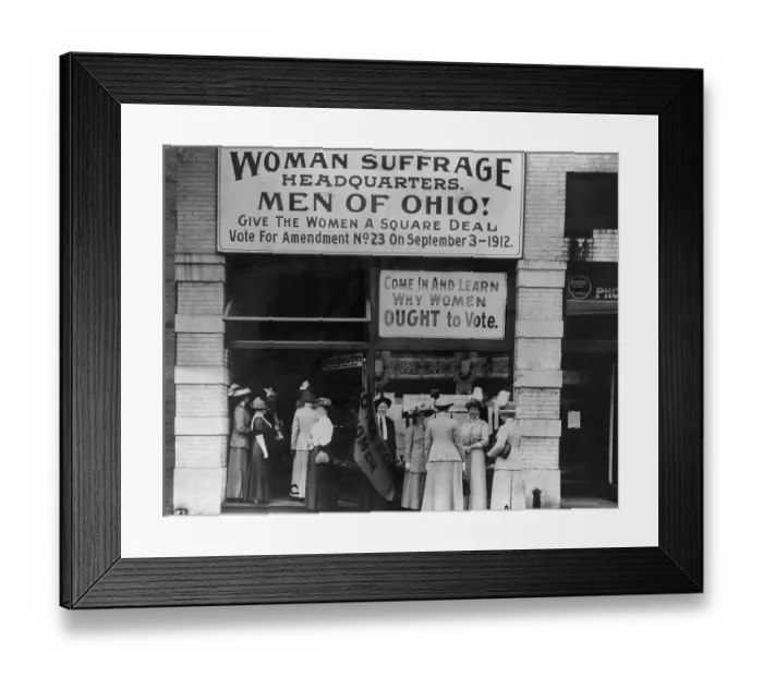 Framed Print : Suffragette Headquarters in Cleveland Framed Print : Suffragette Headquarters in Cleveland