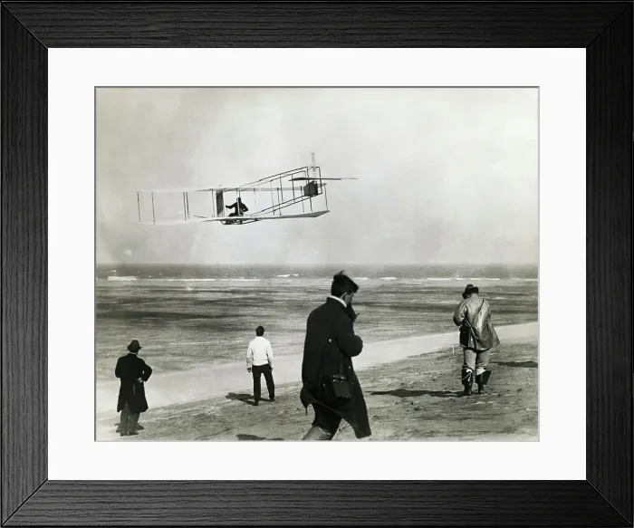 Framed Print : Wright Brothers Glider Flight Framed Print : Wright Brothers Glider Flight