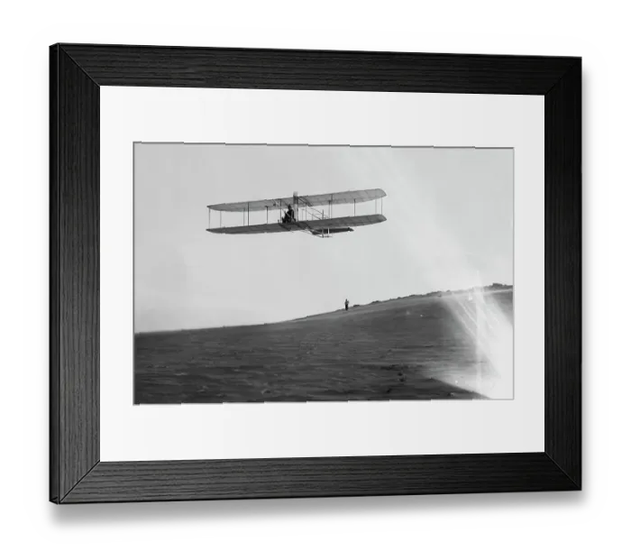 Framed Print : Wright Brothers Glider In Flight Framed Print : Wright Brothers Glider In Flight