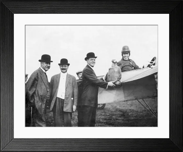 Framed Print : Early Air Mail Delivery Framed Print : Early Air Mail Delivery