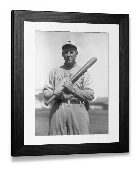 Framed Print : Irish Meusel Displaying His Bat Framed Print : Irish Meusel Displaying His Bat