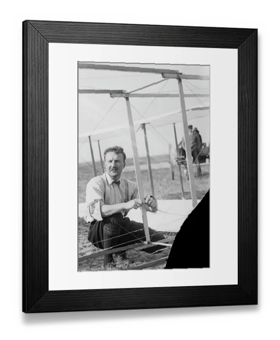 Framed Print : Alex Ogilvie Working on a Plane Framed Print : Alex Ogilvie Working on a Plane