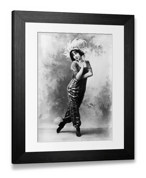 Framed Print : Fanny Brice Posing