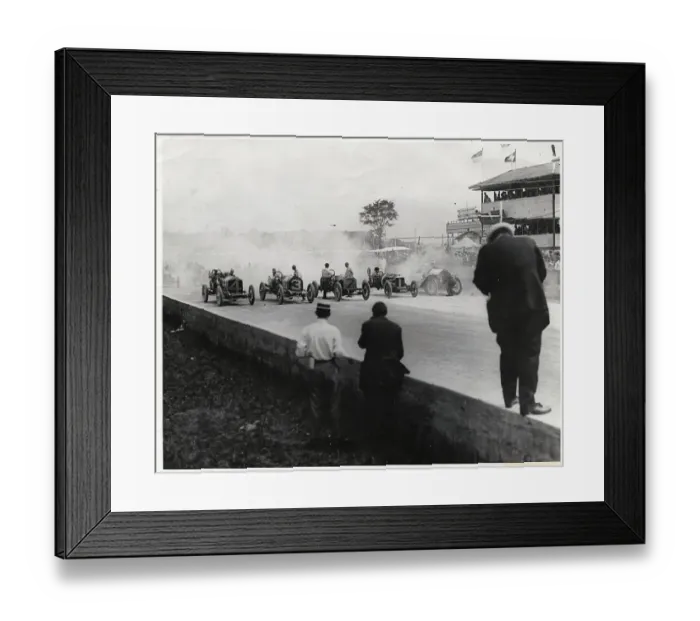 Framed Print : Starting Lineup of Auto Race Framed Print : Starting Lineup of Auto Race