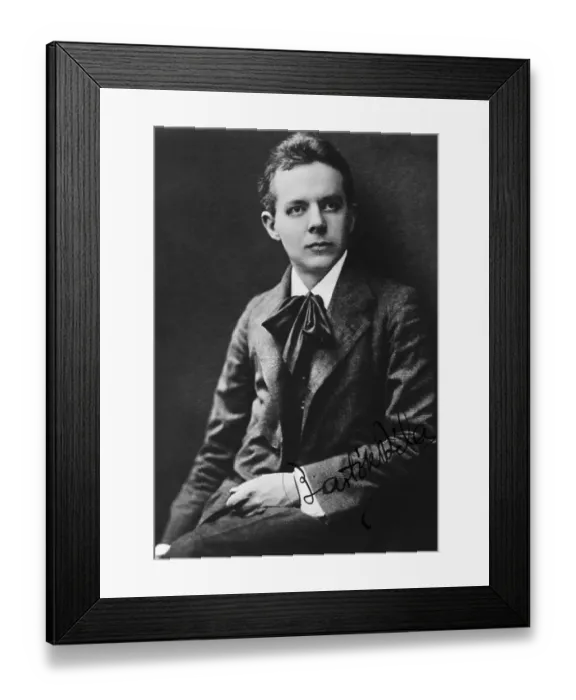 Framed Print : Portrait of Bela Bartok Framed Print : Portrait of Bela Bartok