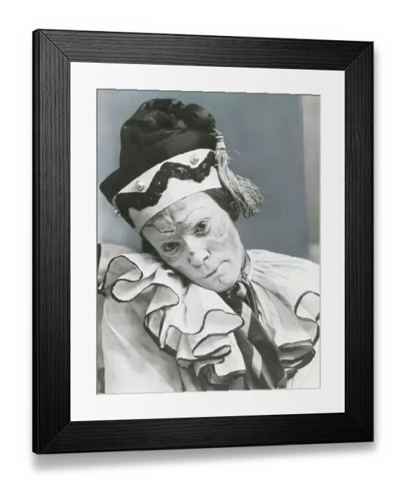 Framed Print : Ballet Dancer Vaslav Nijinsky as Clown Framed Print : Ballet Dancer Vaslav Nijinsky as Clown