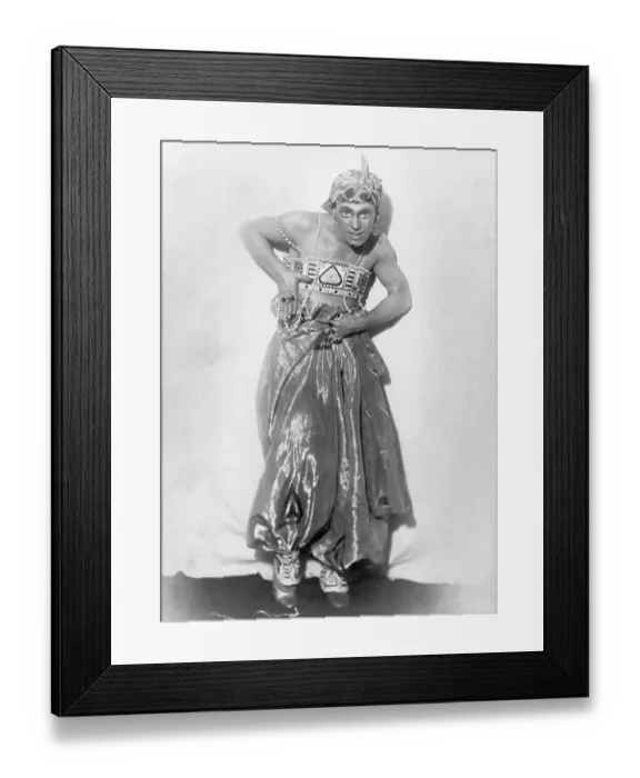 Framed Print : Vaslav Nijinsky as the Golden Slave in Scheherazade Framed Print : Vaslav Nijinsky as the Golden Slave in Scheherazade