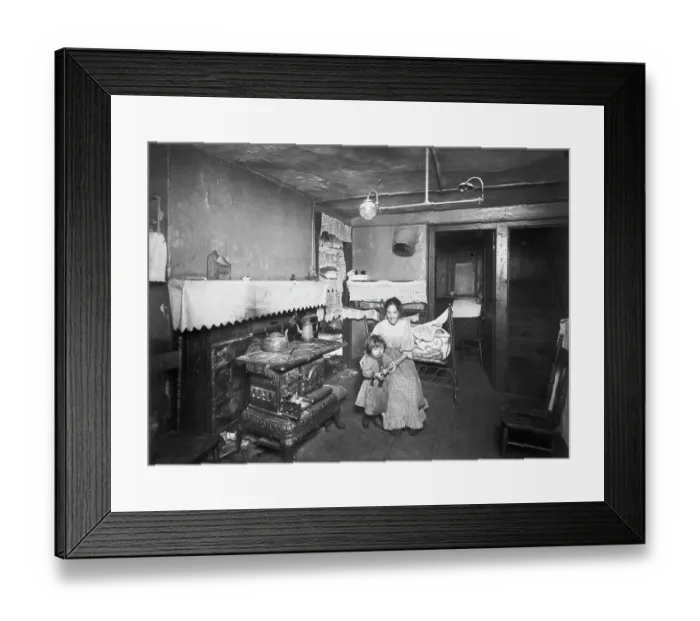Framed Print : 1911 New York City Tenement Framed Print : 1911 New York City Tenement