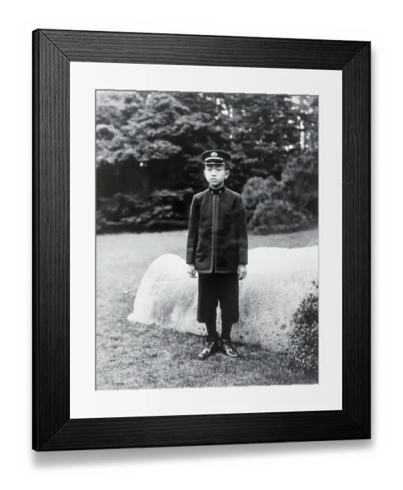 Framed Print : Emperor Hirohito as a Boy