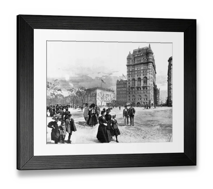 Framed Print : Grand Army Plaza and Netherland Hotel Framed Print : Grand Army Plaza and Netherland Hotel