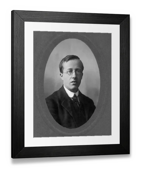 Framed Print : Gustov Von Holst English Musician