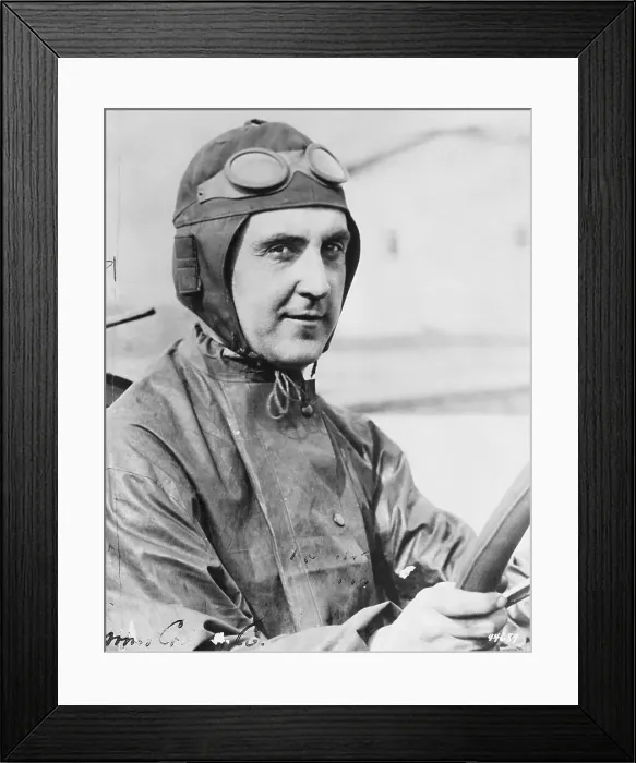 Framed Print : Ray Harroun, First Winner of the Indianapolis 500