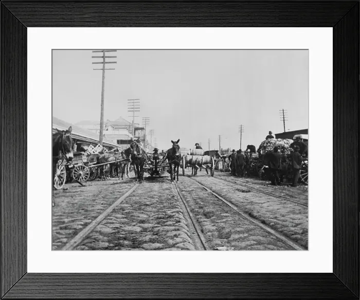 Framed Print : French Market in New Orleans Framed Print : French Market in New Orleans