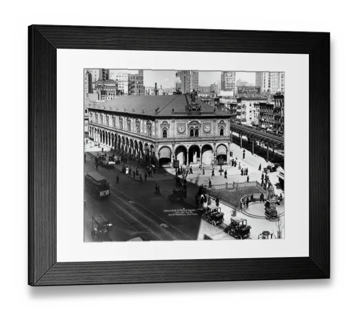 Framed Print : Herald Building and Herald Square