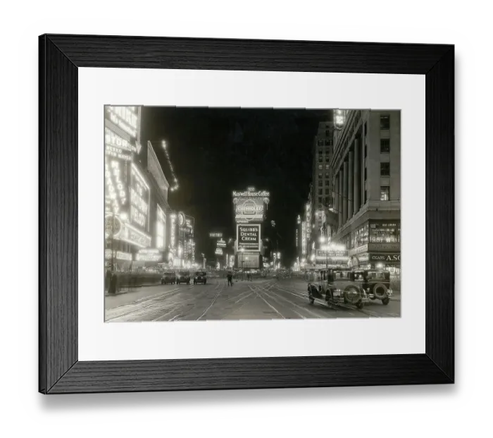 Framed Print : Times Square at Night Framed Print : Times Square at Night
