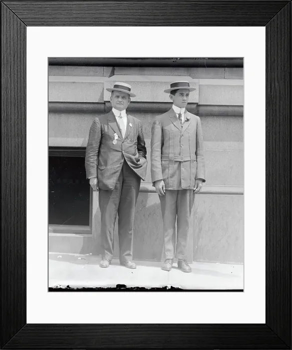 Framed Print : John Fitzgerald with Son Thomas Framed Print : John Fitzgerald with Son Thomas