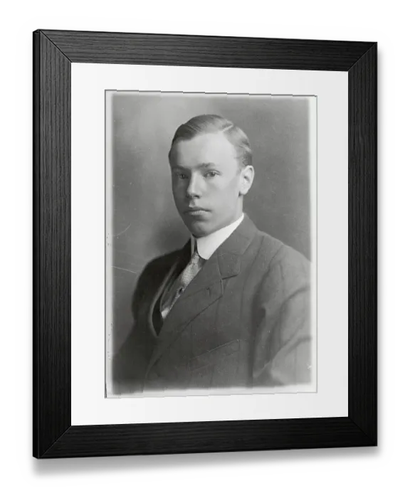 Framed Print : Portrait of Young Robert Taft Framed Print : Portrait of Young Robert Taft