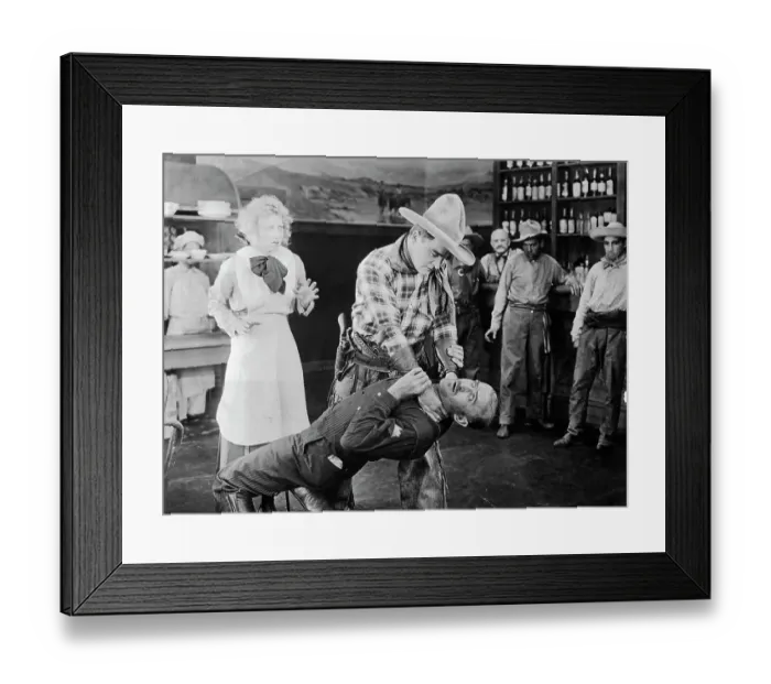 Framed Print : Actor Tom Mix in Movie Still Framed Print : Actor Tom Mix in Movie Still