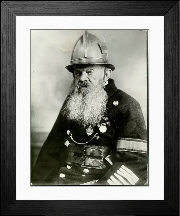 Framed Print : Fireman Karl Bisswurm Framed Print : Fireman Karl Bisswurm
