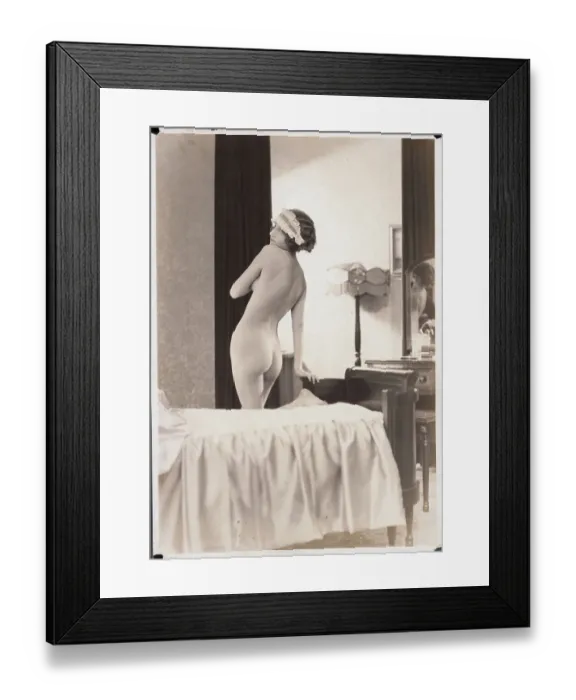 Framed Print : Woman Modeling Nude Framed Print : Woman Modeling Nude