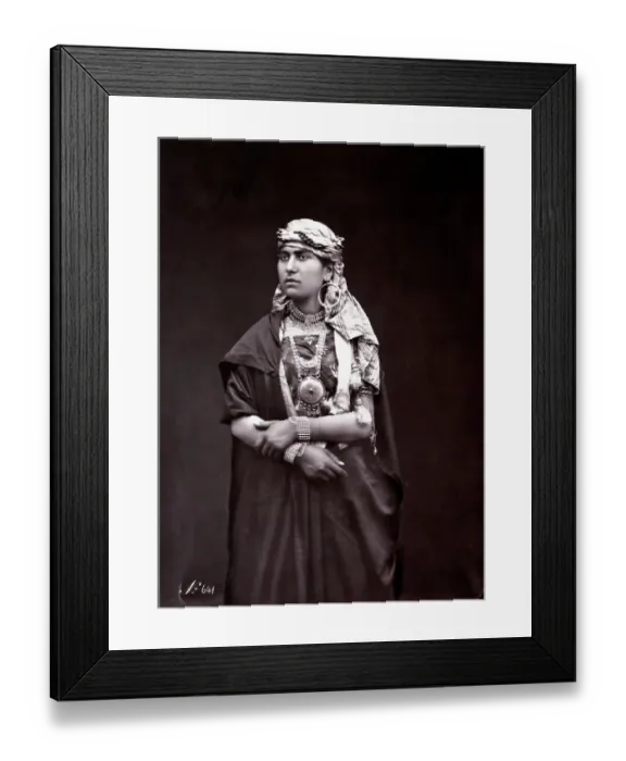 Framed Print : Middle Eastern Woman in Traditional Dress Framed Print : Middle Eastern Woman in Traditional Dress