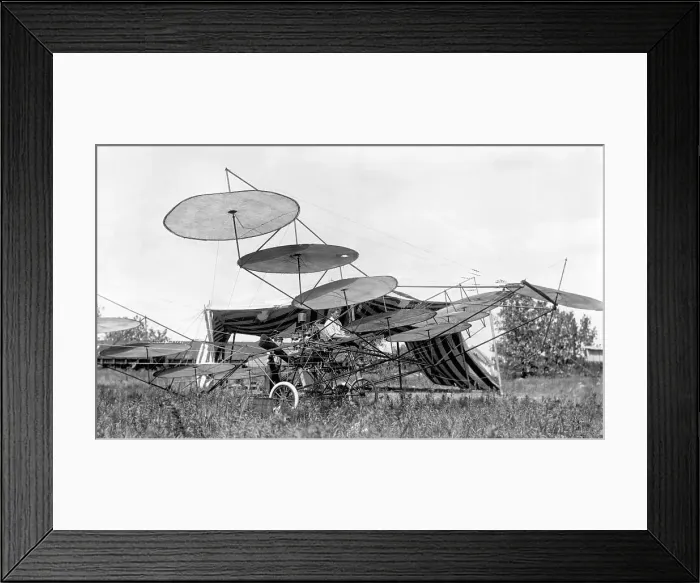 Framed Print : Scott Flying Machine