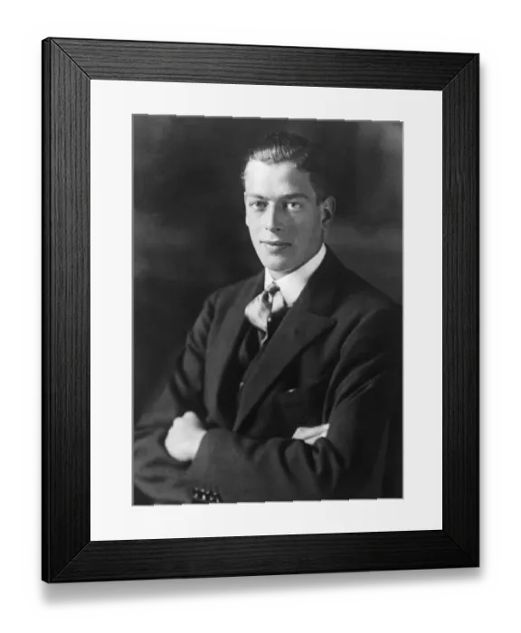 Framed Print : Young King George VI Posing Framed Print : Young King George VI Posing