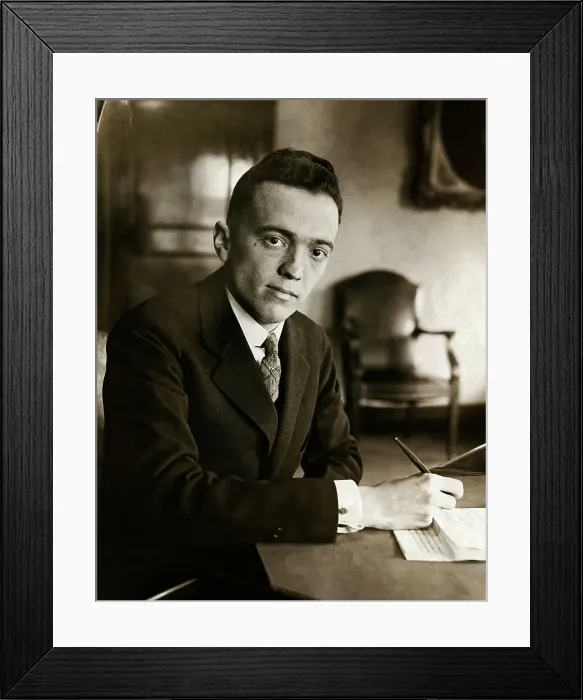 Framed Print : Law Student J. Edgar Hoover Framed Print : Law Student J. Edgar Hoover