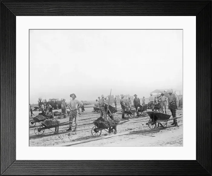 Framed Print : Convicts Working on a Farm Framed Print : Convicts Working on a Farm