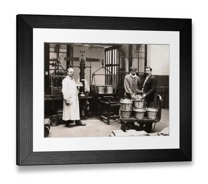 Framed Print : French Mint Workers Framed Print : French Mint Workers