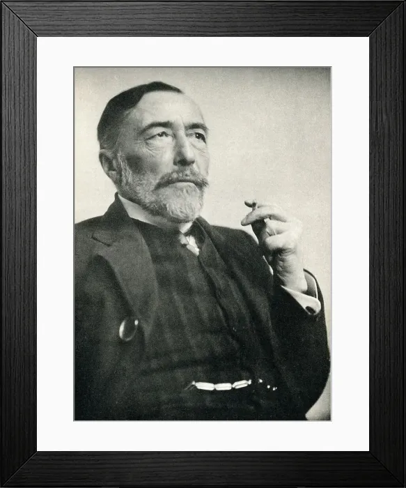 Framed Print : Novelist Joseph Conrad Framed Print : Novelist Joseph Conrad